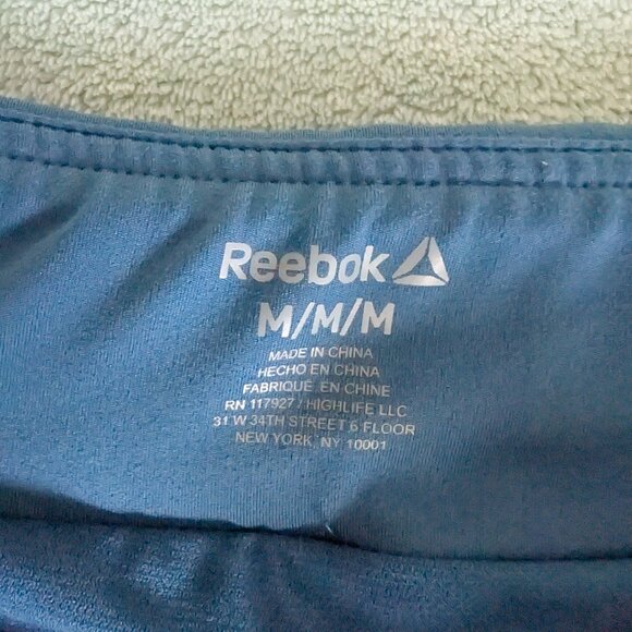 3/$30 Reebok blue athletic shorts - Picture 3 of 7